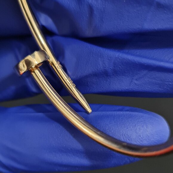 18k gold bangle - Nail cuff bangle - Pics part 2 - Picture 14 of 16
